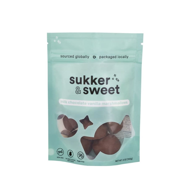 Sukker & Sweet Sugar-Free Milk Chocolate Vanilla Marshmallows 