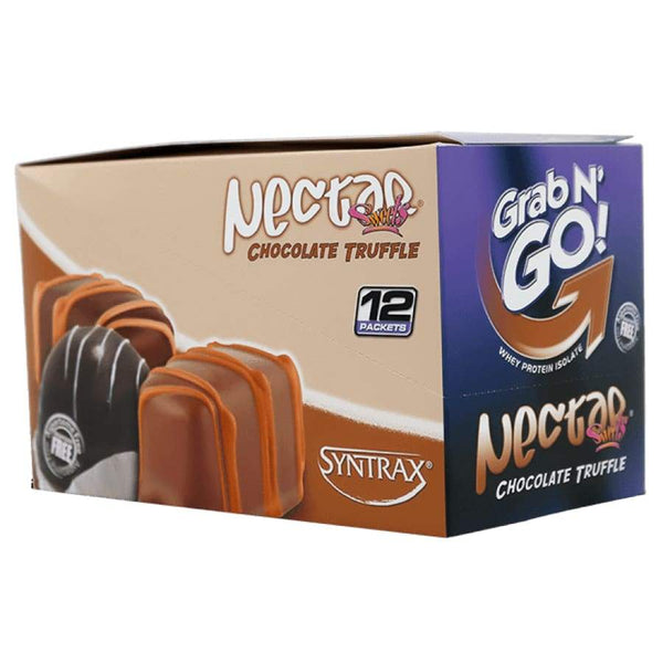Syntrax Nectar Protein Powder Grab N' Go Box - Chocolate Truffle (12 Servings) 