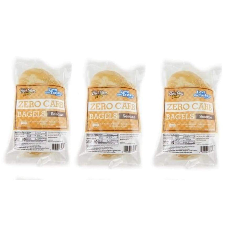 ThinSlim Foods Zero Carb Protein Bagels - Sesame 