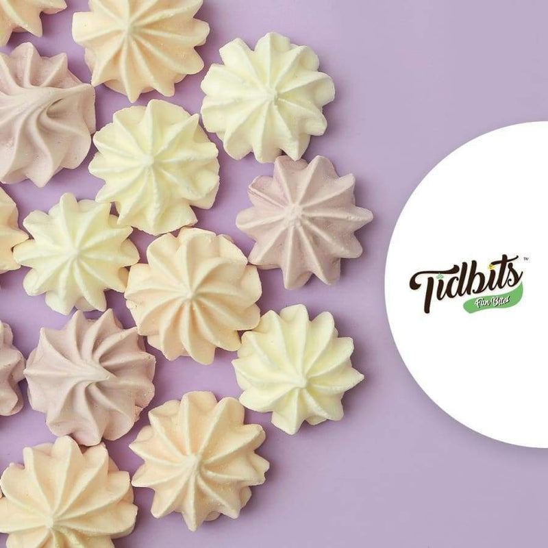 Tidbits Fun Bites Sugar-Free Meringue Cookies by Santte Foods - 6-Flavor Variety Pack 