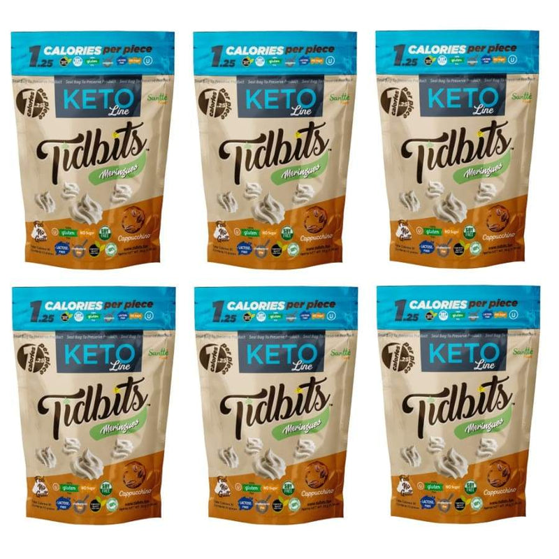 Tidbits "KETO" Sugar-Free Meringue Cookies by Santte Foods - Cappuccino 