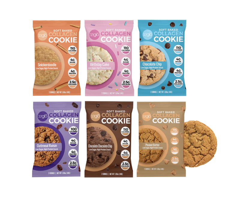 321Glo Soft Baked Collagen Cookies 