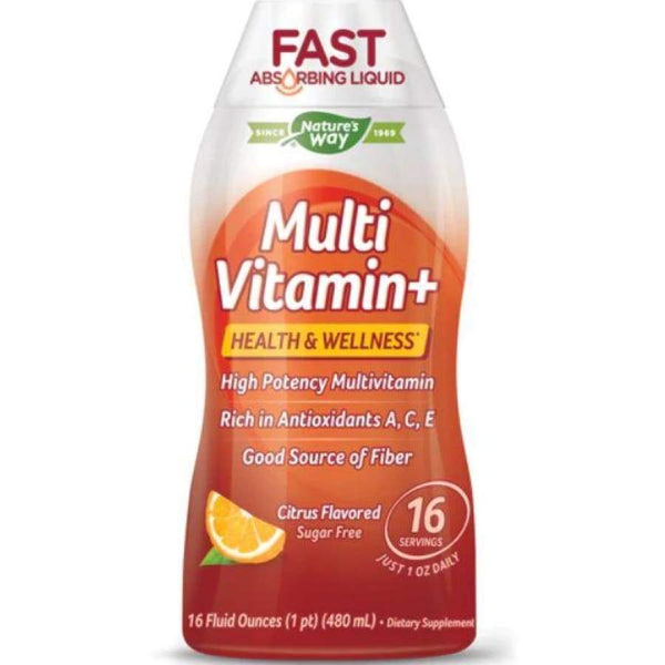 Wellesse Multivitamin+ Liquid by Natures Way - Citrus Flavor 