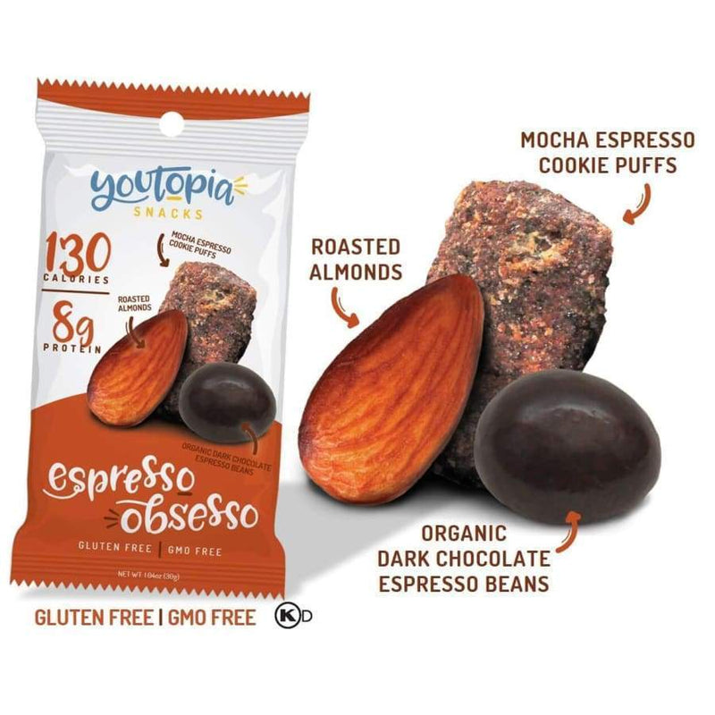 Youtopia Snacks Protein Snack Mix - Espresso Obsesso 