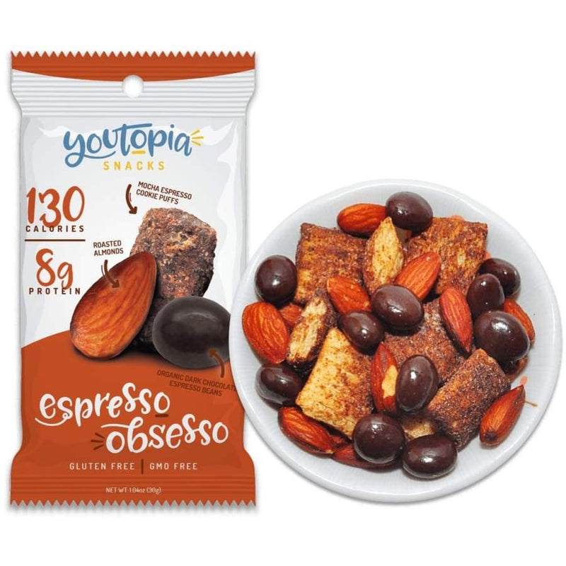 Youtopia Snacks Protein Snack Mix - Espresso Obsesso 