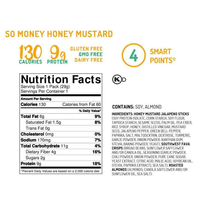 Youtopia Snacks Protein Snack Mix - So Money Honey Mustard 